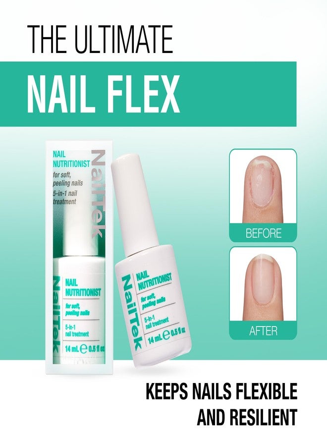 Nail Tek Nutritionist – Nail Strengthener and Repair for Damaged & Peeling Nails, 5-in-1 Moisturizing Care, 0.5 fl oz - Image 4